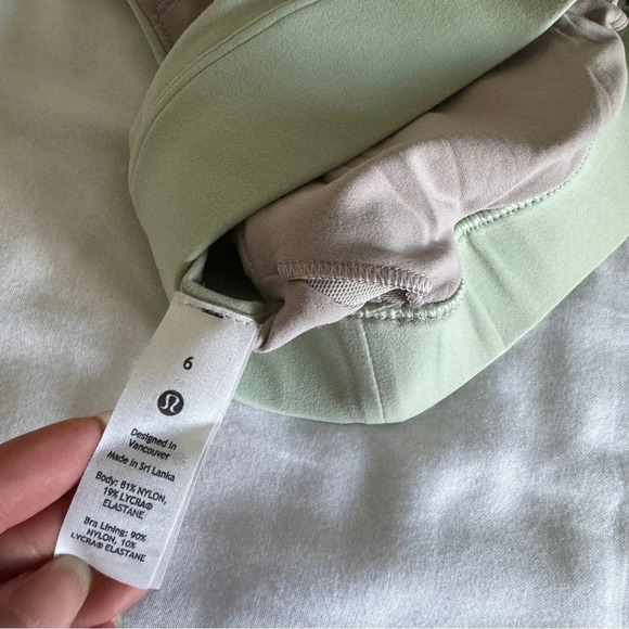 🆕💚 Lululemon Sweet Awakenings Bra Arctic Mint - Picture 6 of 9
